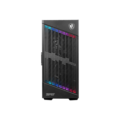 Корпус ПК без блока питания/ Case MSI MPG VELOX 100P AIRFLOW, Midi-Tower, TG, 1x120mm ARGB + 3x120mm, 2xUSB-A 3.0, 1xUSB 3.2 Type-C, ATX, mATX, mITX Black