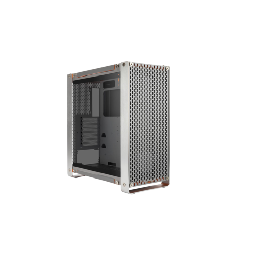 Корпус без блока питания/ Case InWin Dubili, Full-Tower, TG, 4x140mm, 2xUSB-A 3.2 + 1xUSB-C 3.2, E-ATX, ATX, mATX, mITX Titanium Grey