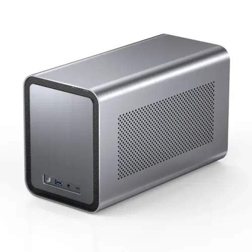 Корпус без блока питания/ Case JONSBO N1, Desktop SFF, 1x140mm, 1xUSB-A 3.0 + 1xUSB-C 3.2, SFX PSU Support, mITX Gray