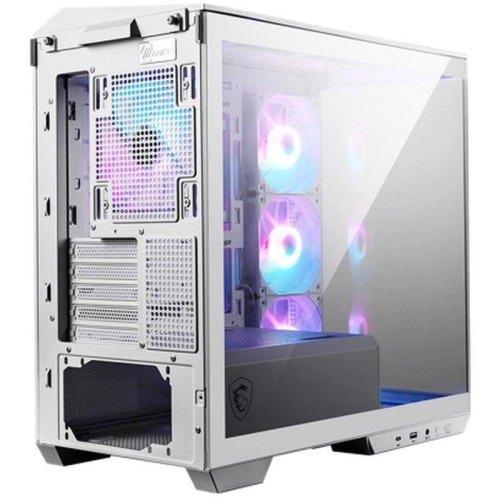 Корпус MSI MAG Pano M100R PZ белый mATX 3x120mm 4x140mm 1xUSB3.1 audio CardReader AirDuct bott PSU [306-7G24W21-809]