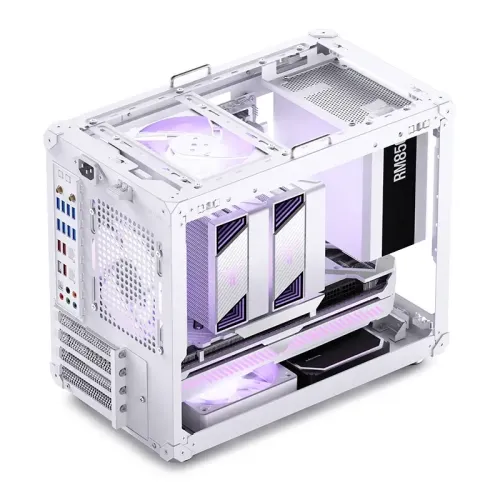 Корпус без блока питания/ Case JONSBO C6 MAX Handle, Mini-Tower, TG, no fan, 1xUSB-A 3.0 + 1xUSB-C 3.1, mATX, mITX White