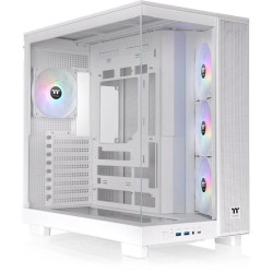 Корпус Thermaltake View 380 XL TG ARGB белый без БП E-ATX 2x120mm 2xUSB3.0 1xUSB3.1 audio bott PSU