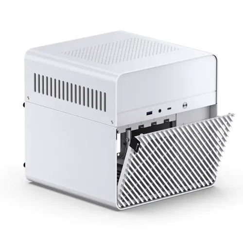 Корпус без блока питания/ Case JONSBO N2, Mini-Tower, 1x120mm, 1xUSB-A 3.0 + 1xUSB-C 3.2, SFX PSU Support, mITX White