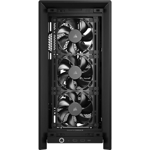 Корпус без блока питания/ Case Corsair Frame 4000D RS, Midi-Tower, TG, 3x120mm, 2xUSB-A 3.2, 1xUSB 3.2 Type-C, E-ATX, ATX, mATX, mITX Black Корпус без блока питания/ Case Corsair Frame 4000D RS, Midi-Tower, TG, 3x120mm, 2xUSB-A 3.2, 1xUSB 3.2 Type-C, E-ATX, ATX, mATX, mITX Black