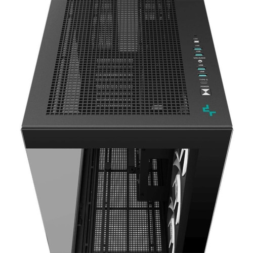Корпус Deepcool CH780 черный ATX 9x120mm 9x140mm 4x180mm 4x200mm 4xUSB3.0 audio bott PSU [R-CH780-BKADE41-G-1]