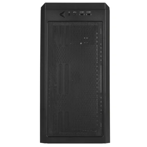 Корпус XPG DEFENDER BLACK [DEFENDER-BKCWW] (Midi-Tower, черный, TG, 120mm fan*3)