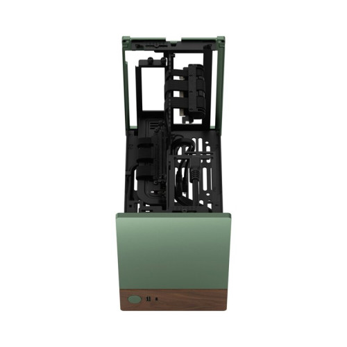 Корпус без блока питания/ Case Fractal Design Terra, Mini-Tower, no fans, 1xUSB-A 3.0 + 1xUSB 3.2 Type-C, SFX PSU Support, mITX Jade