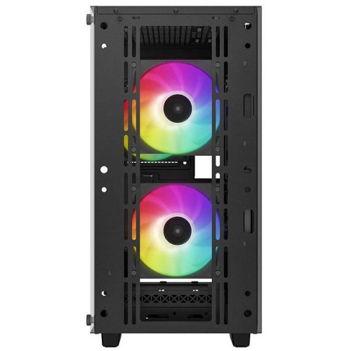 Корпус Deepcool CC360 ARGB черный mATX 5x120mm 4x140mm 1xUSB2.0 1xUSB3.0 audio bott PSU [R-CC360-BKAPM3-G-1]
