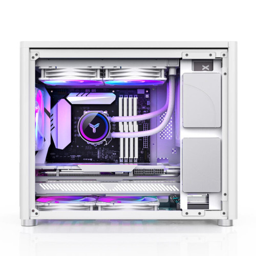 Корпус компьютерный mATX/ JONSBO D30 Silver TG, mATX case, 1xU3.0+1xType-C, Combo Audio, 1.5mm aluminium +metal Корпус компьютерный mATX/ JONSBO D30 Silver TG, mATX case, 1xU3.0+1xType-C, Combo Audio, 1.5mm aluminium +metal