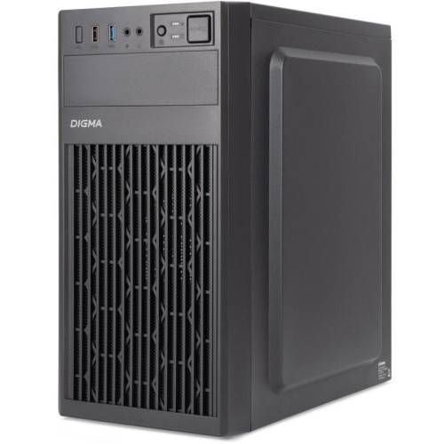 Корпус Digma DCC-MN302 черный mATX 1x80mm 2x120mm 1xUSB2.0 1xUSB3.0 audio [DCC-MN302]