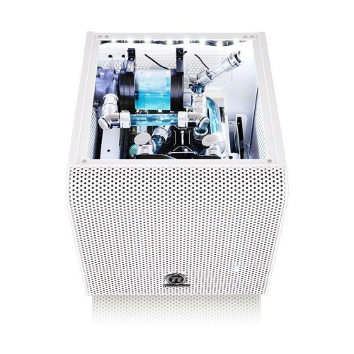 Корпус Thermaltake Core V1 белый miniITX 2x80mm 1x120mm 1x140mm 2xUSB3.0 audio bott PSU [CA-1B8-00S6WN-01]