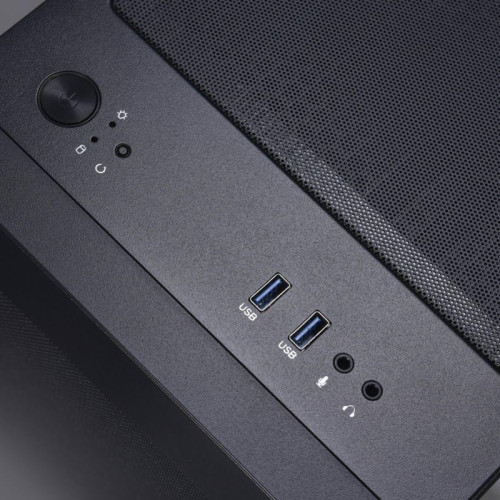 Корпус Lian-Li Lancool 205M Mesh черный mATX 3x120mm 2x140mm 2xUSB3.0 audio bott PSU [G99.OE744MX.10]