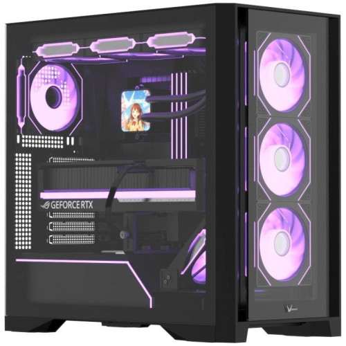 Корпус Formula Air Power G8 черный без БП ATX 2xUSB3.0 1xUSB3.1 audio bott PSU