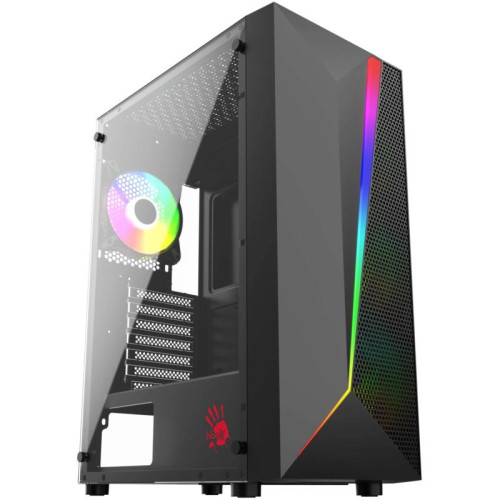 Корпус Bloody BD-CC106 черный без БП ATX 8x120mm 1xUSB2.0 1xUSB3.0 audio bott PSU