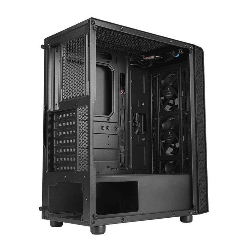 Корпус Azza Spectra черный ATX 7x120mm 2x140mm 2xUSB2.0 1xUSB3.0 audio bott PSU [CSAZ-280B SPECTRA]