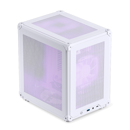 Корпус без блока питания/ Корпус JONSBO C6 White MATX без БП, mini-ITX, micro-ATX, белый