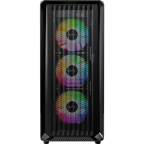 Корпус Montech X5 черный без БП ATX 4x120mm 1xUSB2.0 1xUSB3.0 audio bott PSU