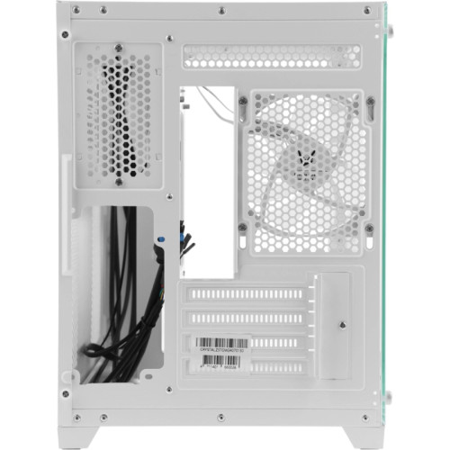 Корпус Formula Crystal Z5 TG белый mATX 11x120mm 2xUSB2.0 1xUSB3.0 audio bott PSU [CRYSTAL Z5]
