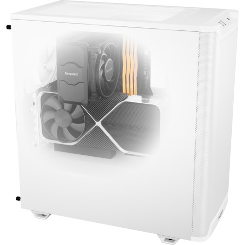 Корпус ПК без блока питания/ Case be quiet! PURE BASE 501 Airflow, Midi-Tower, 2x140mm, 2xUSB-A 3.2, 1xUSB 3.2 Type-C, ATX, mATX, mITX White Корпус ПК без блока питания/ Case be quiet! PURE BASE 501 Airflow, Midi-Tower, 2x140mm, 2xUSB-A 3.2, 1xUSB 3.2 Type-C, ATX, mATX, mITX White