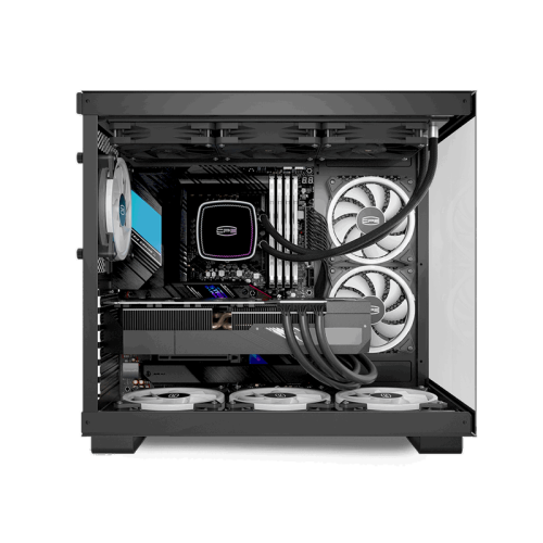 Корпус без блока питания/ Case PCCooler C3T500 ARGB BK, Midi-Tower, TG, 6x120mm ARGB, 1xUSB-C 3.1 + 2xUSB-A 3.0, ATX, mATX, mITX Black