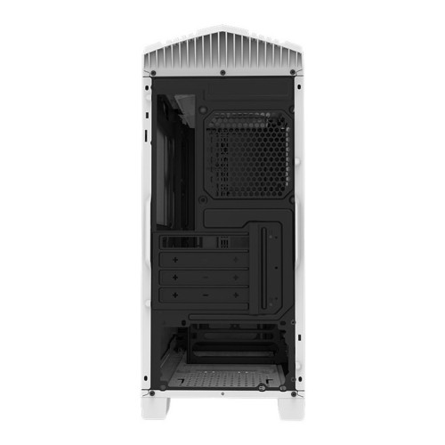 Компьютерный корпус, без блока питания mATX/ Gamemax Centauri WB H601 mATX case, white, w/o PSU, w/1xUSB3.0+1xUSB2.0+HD-Audio, w/1x12mm FRGB fan (GMX-AF12X)