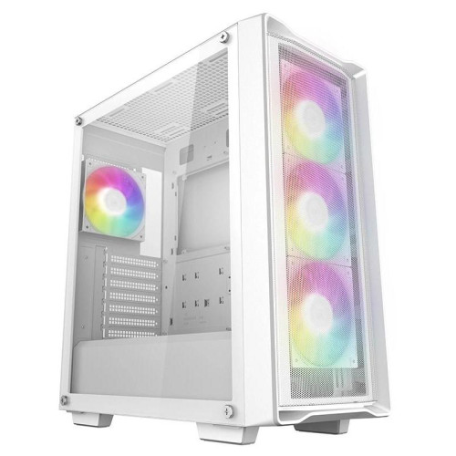 Корпус Deepcool CC560 MESH V2 белый ATX 8x120mm 5x140mm 1xUSB2.0 audio bott PSU [R-CC560-WHAMA4-G-2]