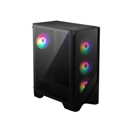 Корпус MSI MAG FORGE 120A Mid-Tower, ATX, 2xUSB 3.2, Audio I/O, 6x120mm autoRGB Fan PWM RGB PWM Control Board, Tempered Glass Window