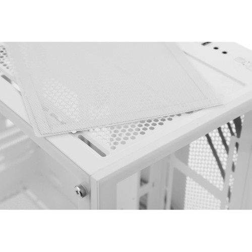 Корпус Formula Crystal Z5 TG белый mATX 11x120mm 2xUSB2.0 1xUSB3.0 audio bott PSU [CRYSTAL Z5]