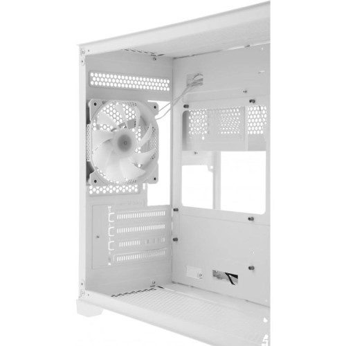 Корпус Formula Crystal Z5 TG белый mATX 11x120mm 2xUSB2.0 1xUSB3.0 audio bott PSU [CRYSTAL Z5]