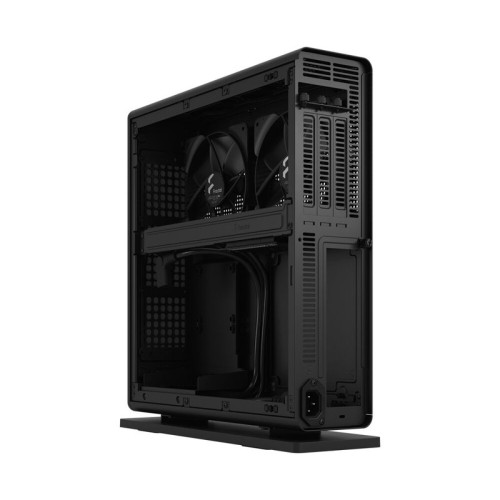 Корпус без блока питания/ Case Fractal Design Ridge, 2x140mm, 2xUSB-A 3.2 + 1xUSB 3.2 Type-C, SFX PSU Support, mITX Black