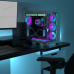 Корпус без блока питания/ Case Raijintek ATREUS BT4, Midi-Tower, TG, 4x120mm ARGB, 2xUSB-A 3.0 + 1xUSB Type-C , E-ATX, ATX, mATX, mITX Black