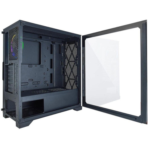 Корпус Azza Hive черный ATX 8x120mm 5x140mm 2xUSB2.0 1xUSB3.0 audio bott PSU [CSAZ-450 HIVE]