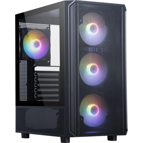 Корпус Accord 3602 черный ATX 8x120mm 6x140mm 3x200mm 2xUSB3.0 audio bott PSU [ACC-3602]