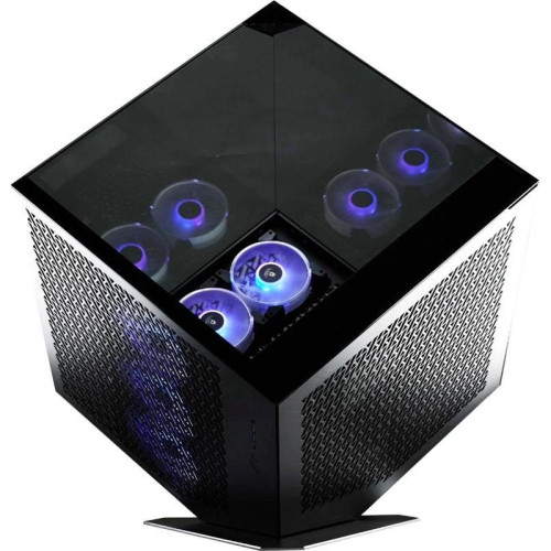 Корпус Azza CUBE PLUS черный без БП ATX 6x120mm 2xUSB3.0 audio bott PSU