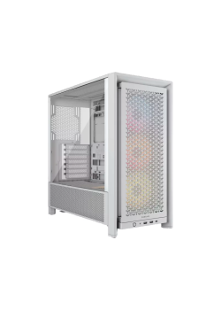 Корпус без блока питания/ Case Corsair Frame 4000D RS ARGB, Midi-Tower, TG, 3x120mm ARGB, 2xUSB-A 3.2, 1xUSB 3.2 Type-C, E-ATX, ATX, mATX, mITX White