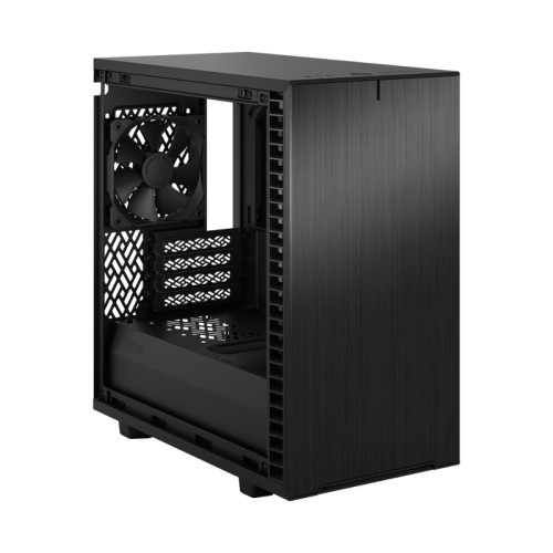 Корпус ПК без блока питания/ Case Fractal Design Define 7 Mini Solid, Mini-Tower, 1x120mm + 1x140mm, 2xUSB-A 2.0 + 2xUSB-A 3.0 + 1xUSB 3.2 Type-C mATX, mITX, mDTX Black