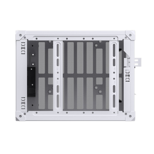 Корпус без блока питания/ Корпус JONSBO C6-ITX White ITX без БП, боковая панель из закаленного стекла, mini-ITX, белый