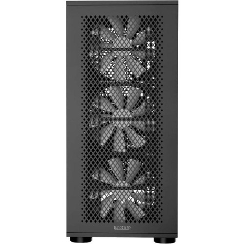 Корпус PcCooler ME200 MESH BK черный ATX 2xUSB3.0 audio bott PSU [C3-A520BKP3-GL]