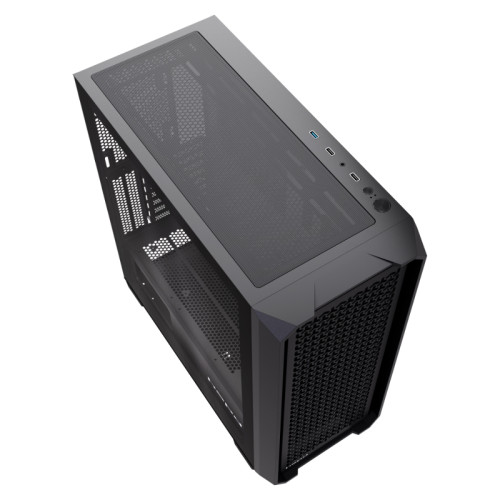 Корпус без блока питания/ Case HSPD F750, Mesh Full Tower, Black, TG, 0.6 SPCC, no fans, E-ATX, ATX, mATX, mITX 160/405/160mm 3x2.5 Корпус без блока питания/ Case HSPD F750, Mesh Full Tower, Black, TG, 0.6 SPCC, no fans, E-ATX, ATX, mATX, mITX 160/405/160mm 3x2.5