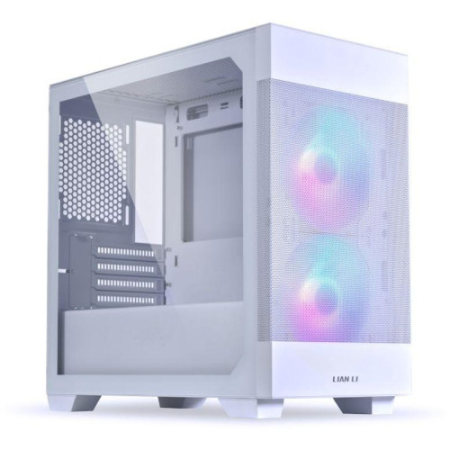 Корпус Lian-Li Lancool 205M Mesh белый mATX 3x120mm 2x140mm 2xUSB3.0 audio bott PSU [G99.OE744MS.10]