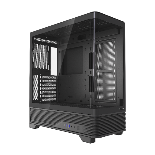Корпус без блока питания/ Case HSPD F560, Mid Tower, Black, TG, 0.6 SPCC, no fans ATX, mATX, mITX 165/410/180mm 2x2.5 Корпус без блока питания/ Case HSPD F560, Mid Tower, Black, TG, 0.6 SPCC, no fans ATX, mATX, mITX 165/410/180mm 2x2.5