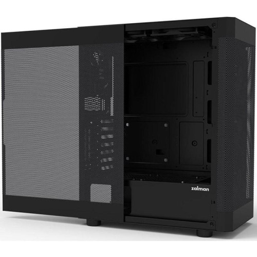 Корпус Zalman i4 черный ATX 8x120mm 6x140mm 1xUSB2.0 2xUSB3.0 audio bott PSU [I4 BLACK]