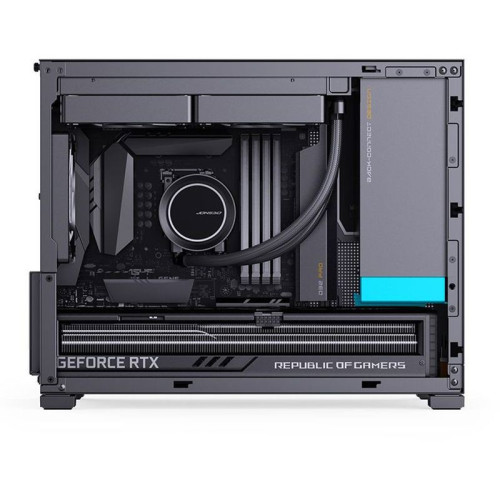 Корпус без блока питания/ Jonsbo D32 PRO BLACK, Mini-Tower , no fans, mATX, mITX,  2xUSB3.2 Gen1 Type-A, 1xUSB3.2 Gen 2 Type-C, 1xAUDIO, 1xMIC