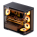 Корпус без блока питания/ Корпус JONSBO D300 Black MATX без БП, боковая панель из закаленного стекла, mini-ITX, micro-ATX, черный