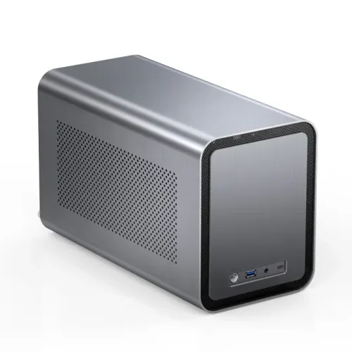 Корпус без блока питания/ Case JONSBO N1, Desktop SFF, 1x140mm, 1xUSB-A 3.0 + 1xUSB-C 3.2, SFX PSU Support, mITX Gray