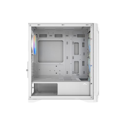 Корпус ПК без блока питания/ Case SAMA S31 White, Midi-Tower, TG, 4x120mm ARGB, 2xUSB 3.0 + 1xUSB 3.2 Type-C, mATX, mITX White