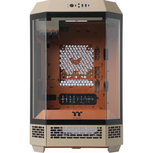 Корпус Thermaltake The Tower 300 Gravel Send коричневый mATX 8x120mm 6x140mm 2xUSB3.0 audio bott PSU [CA-1Y4-00SGWN-00]