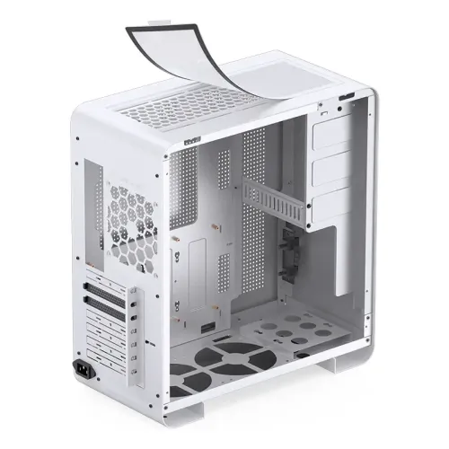 Корпус без блока питания/ Case JONSBO U4 PRO MESH, Midi-Tower, no fan, 1xUSB-A 3.2 + 1xUSB-C 3.2, ATX, mATX, mITX White