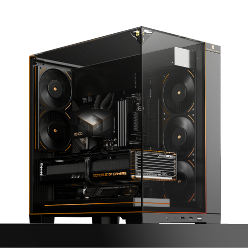 Корпус без блока питания/ Case Thermalright A70 FAN5-C, Midi-Tower, TG, 5x120mm ARGB, 2xUSB-A 3.0, 1xUSB Type-C, ATX, mATX, mITX Black