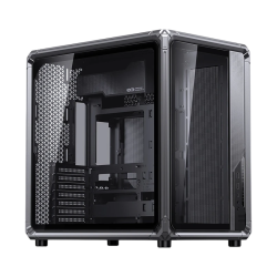 Корпус без блока питания/ Case JONSBO X400, Midi-Tower, TG, no fan, 2xUSB-A 3.0 + 1xUSB-C 3.2, ATX, mATX, mITX Grey